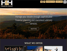 Tablet Screenshot of handhfinancialgroup.com